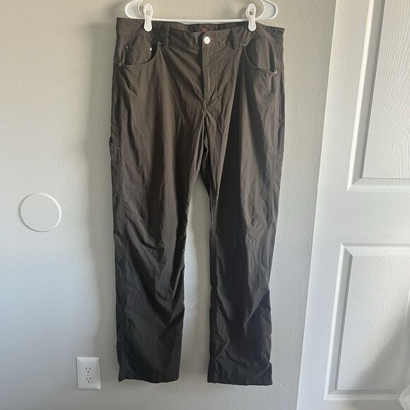 LL Bean Water-Resistant Cresta Hiking Pants Natural Fit Dark Cinder Men 36x34 - Picture 6 of 6